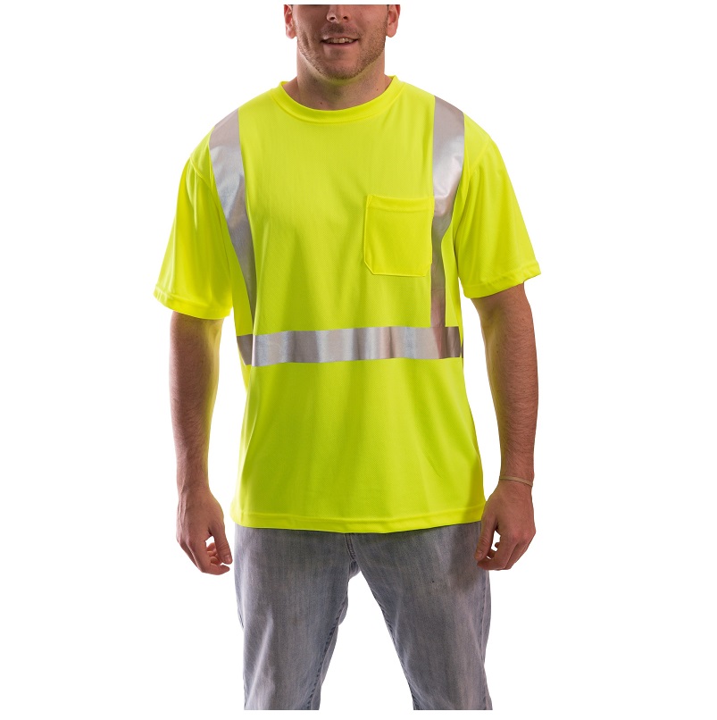 Short-Sleeve T-Shirts in Flourescent Yellow